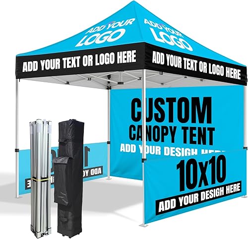 Tienda de campaña personalizada de 10 x 10 pulgadas con logotipo, tienda de campaña personalizada de 10 x 10 pulgadas con toldo desplegable para