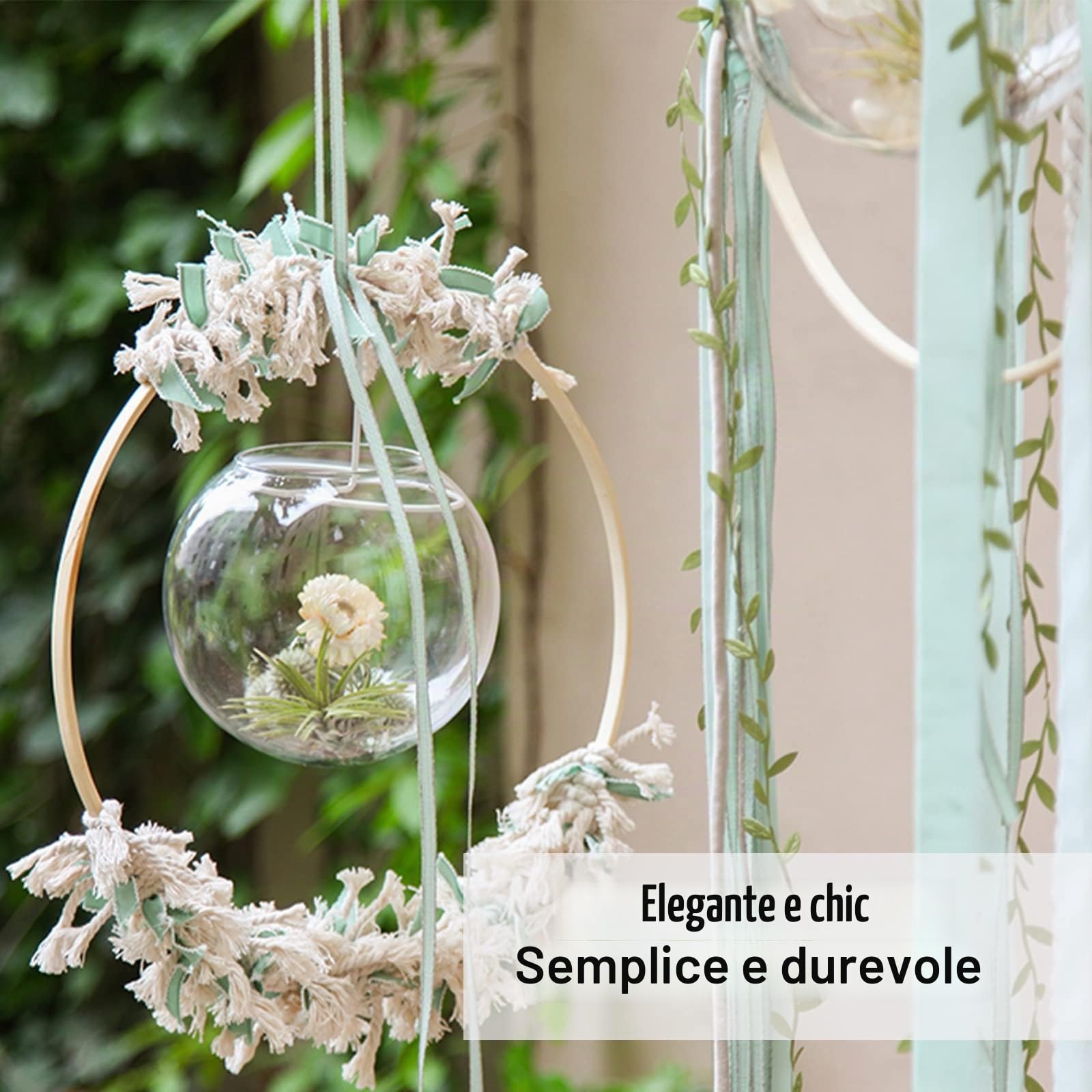 Set di 6 anelli da 20 cm, per fai da te, acchiappasogni e decorazioni da parete