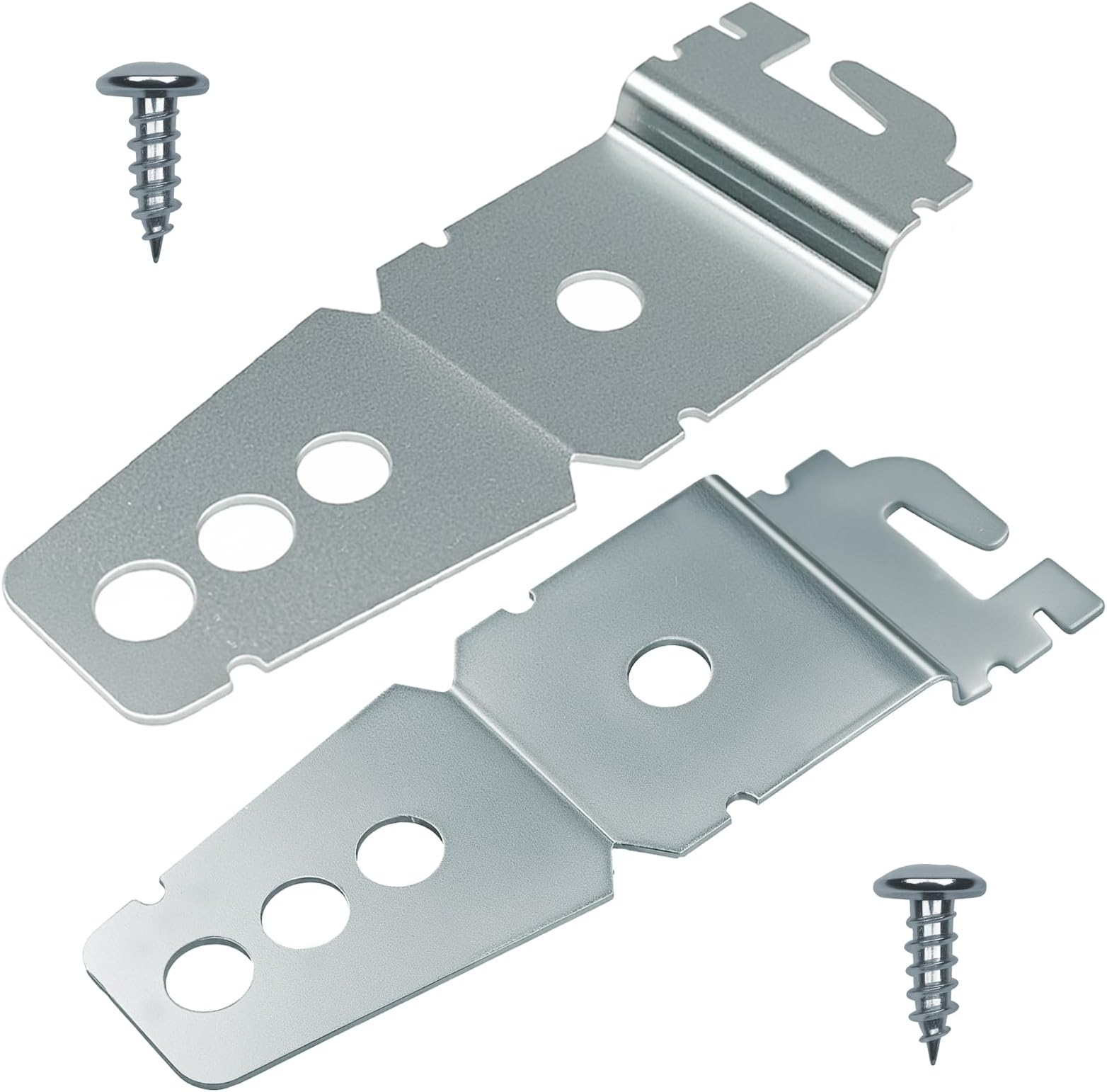 2 Pack 8269145 Dishwasher Mounting Brackets with Screws, Undercounter Dishwasher Bracket Universal Dishwasher Replacement Parts & Accessories