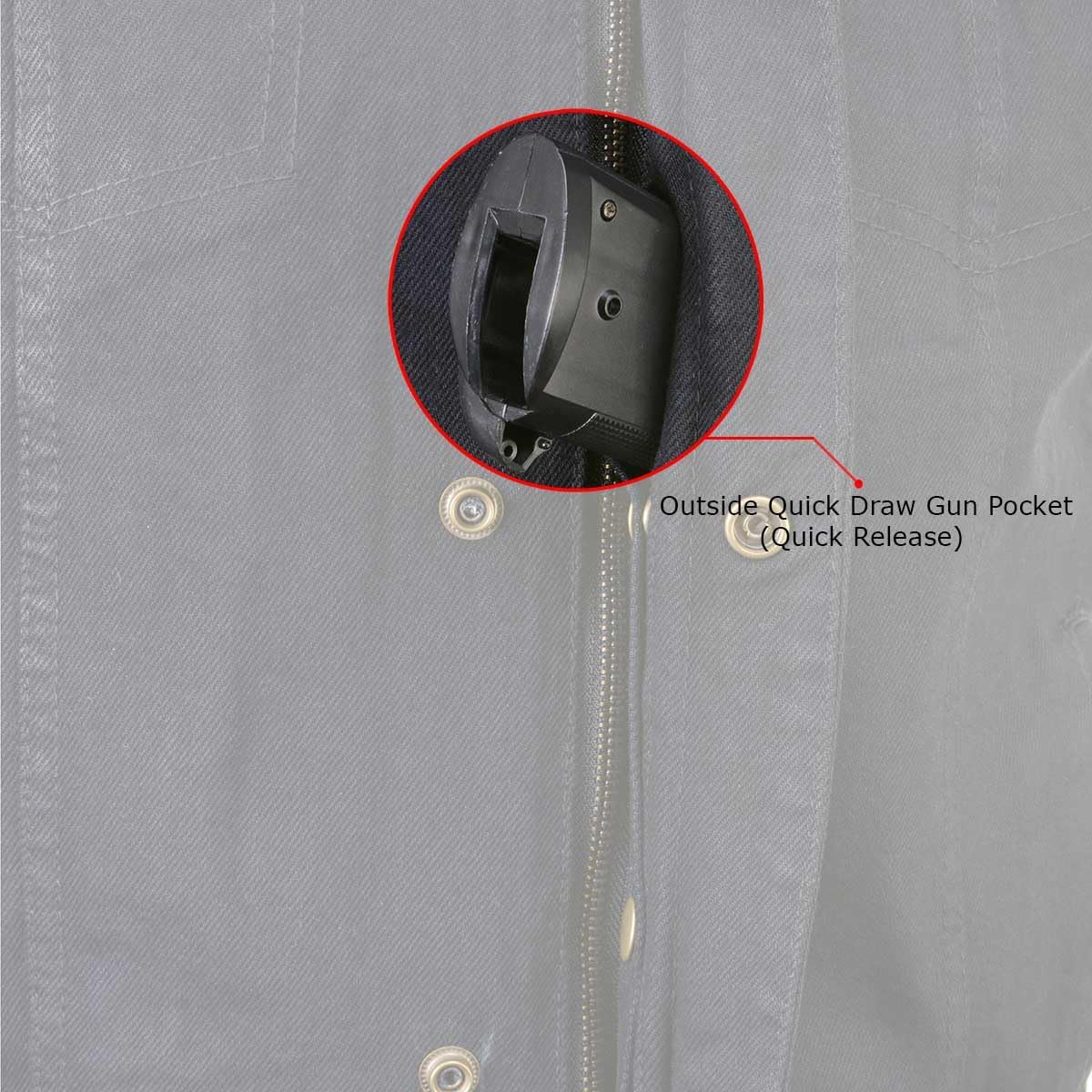 Milwaukee Leather MDM3015 Men's 'Rustic' Black Denim Motorcycle Riding Vest with Hoodie