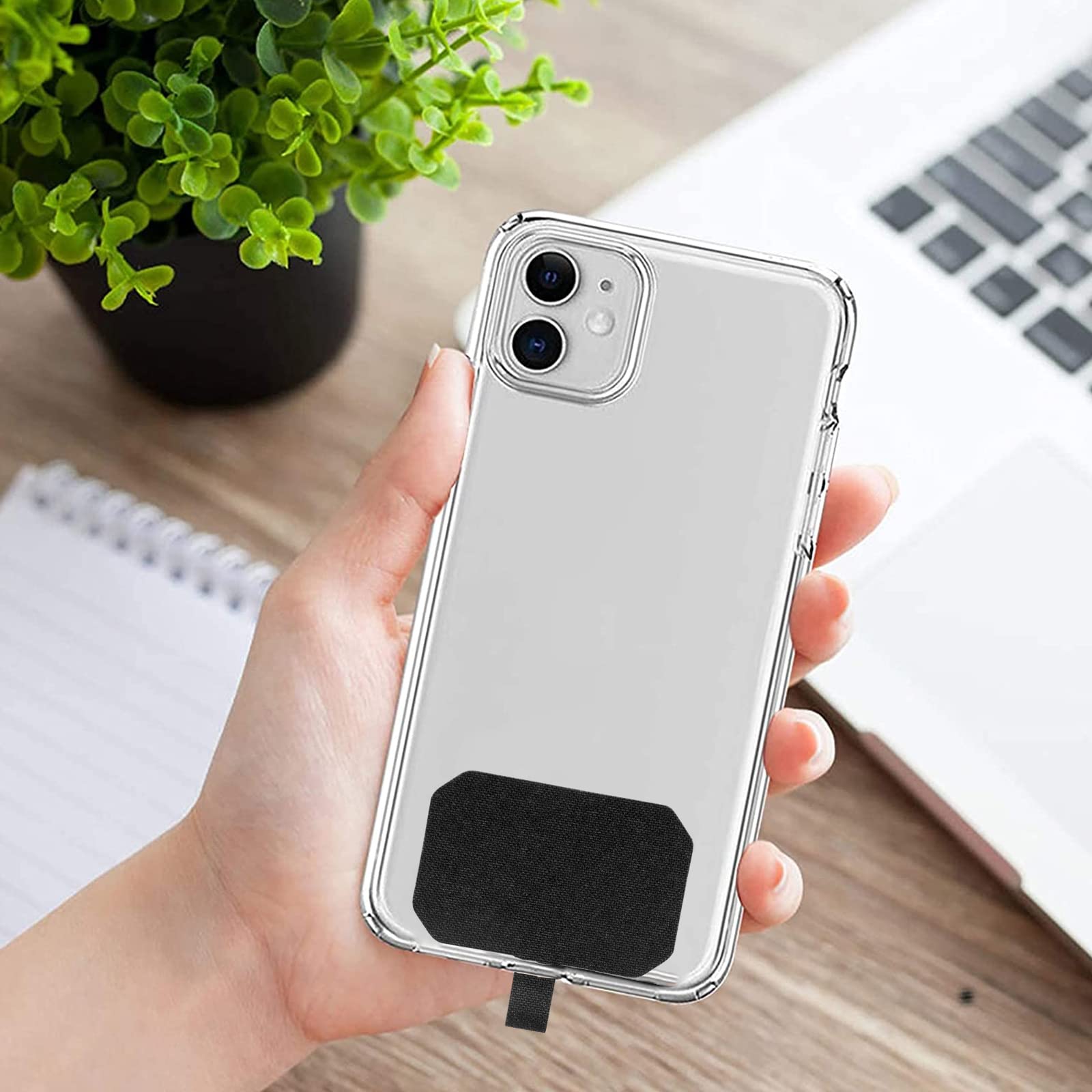 Olliwon Cordon Telephone Portable, Tour De Cou Telephone Universelle Avec 3 Patchs, Laniere De Collier Compatible Avec La Plupart Des Coques Pour Smartphone, Noir | Votre Wishlist Sur