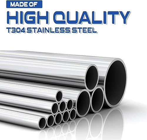 Miniatura 3 de Curva de mandril de tubería de acero inoxidable de 2,5 "OD, longitud de 45 grados de 2 pies, tubería de tubo de acero inoxidable T304 Tubería