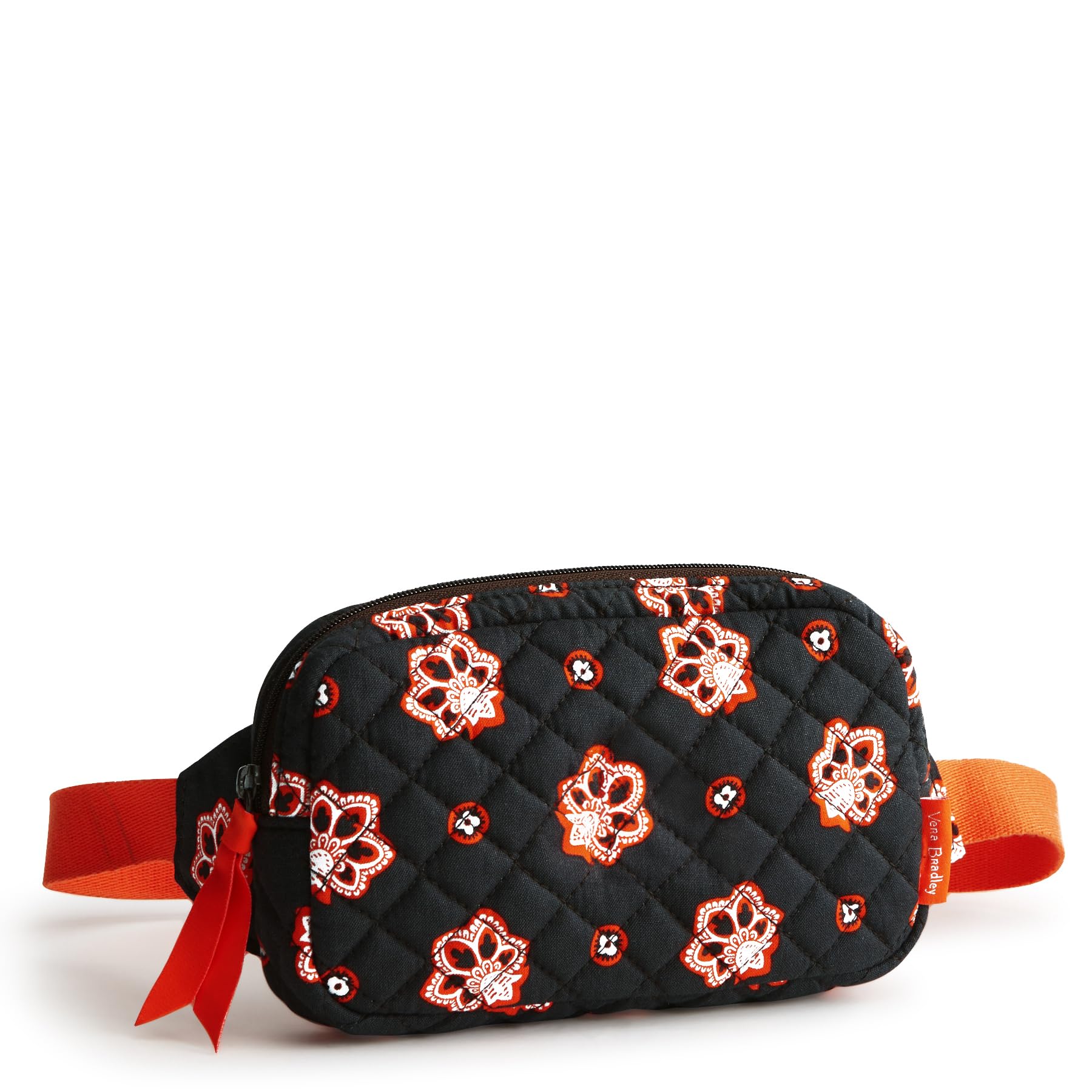 Vera Bradley Premium Cotton Large Travel Duffel Bag, Royal Blue/Red Bandana