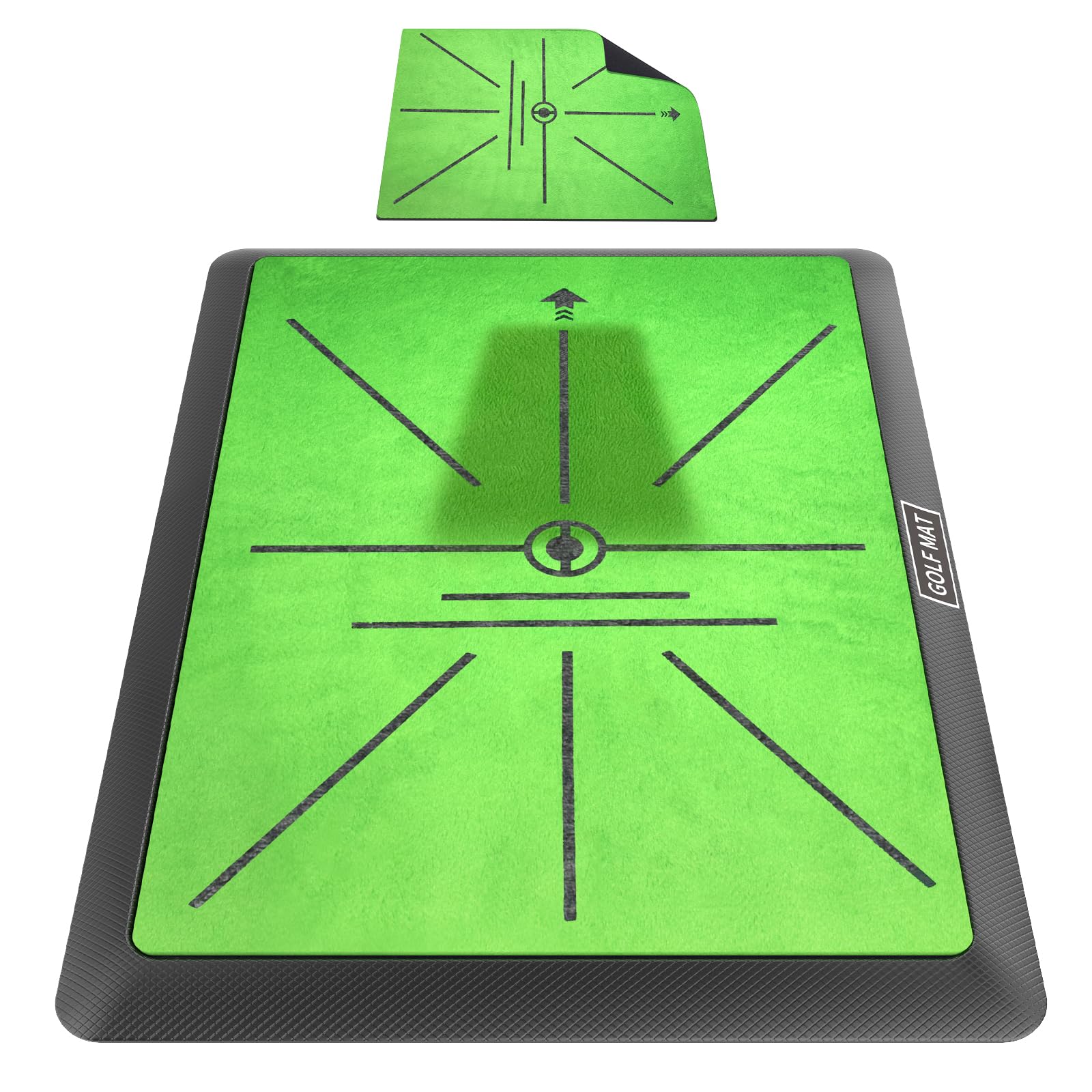 Golf Hitting Mat, Golf Practice Mat Outdoor Indoor for Training Chipping Show Swing Path, Golf Impact Turf Mat with Rubber Backing,Golf Accessories for Men,Gifts for Men/Dad/Husband