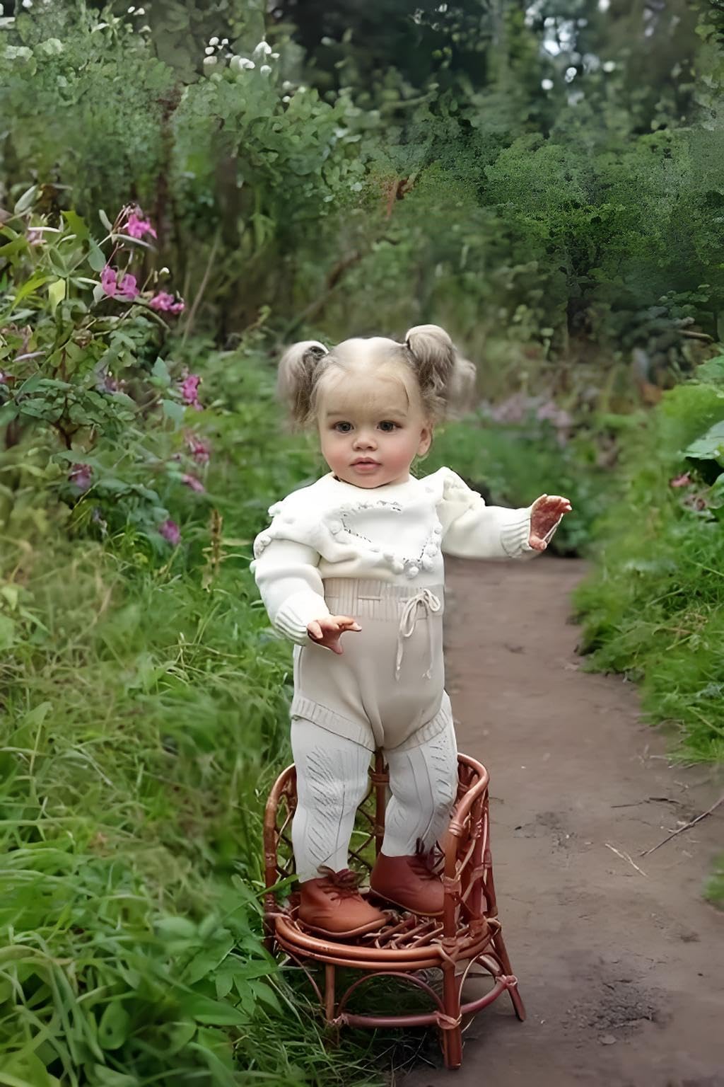 66 cm duży rozmiar Reborn lalki dla maluchów prawdziwe życie Reborn Baby Dolls blond włosy dziewczyna miękka tkanina ciało obciążone, które wyglądają jak prawdziwa lalka niemowlęca zabawka