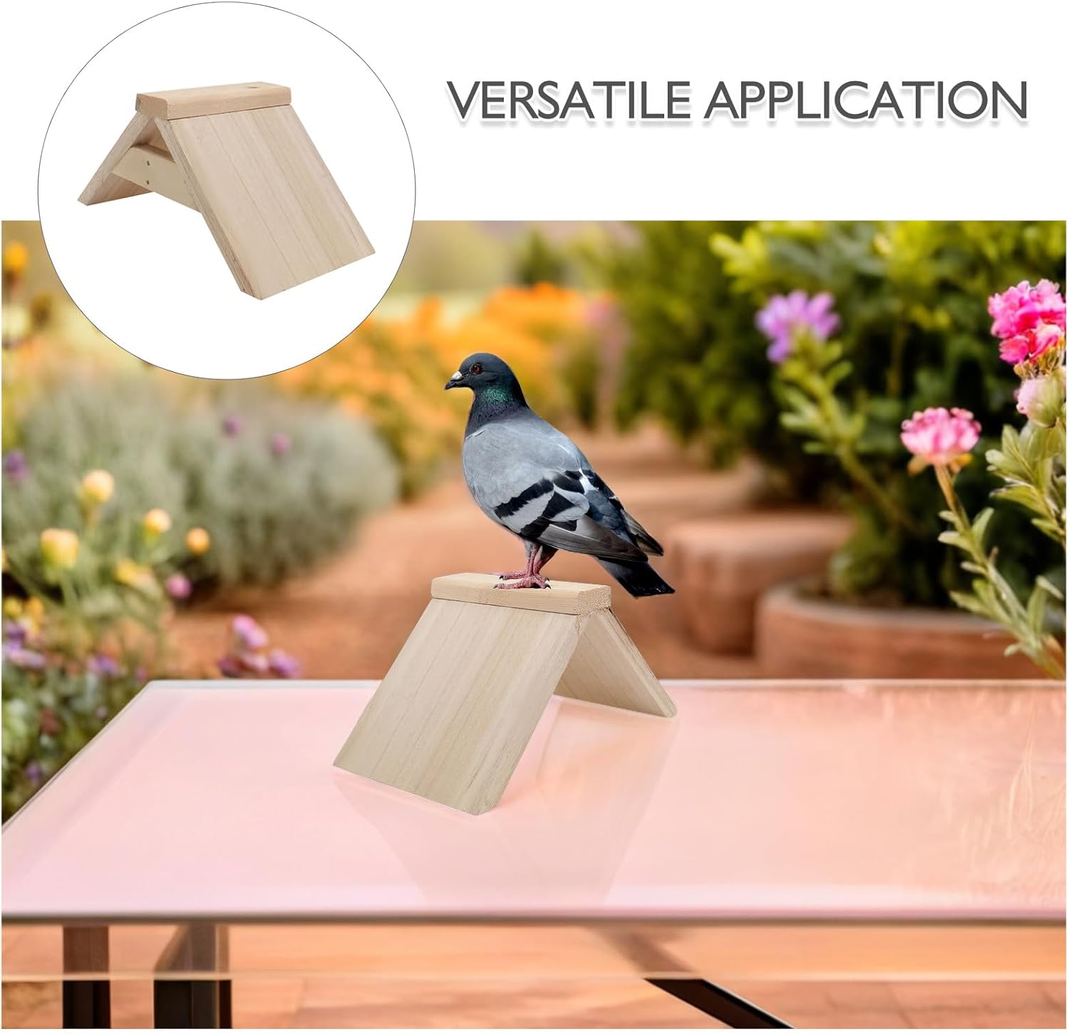 6pcs Dove Rest Stand, Wood Pigeon Perches - Birds Roost Holder - Pigeons Dwelling Frame - Birdcage Accessories for Parrots & Other Birds