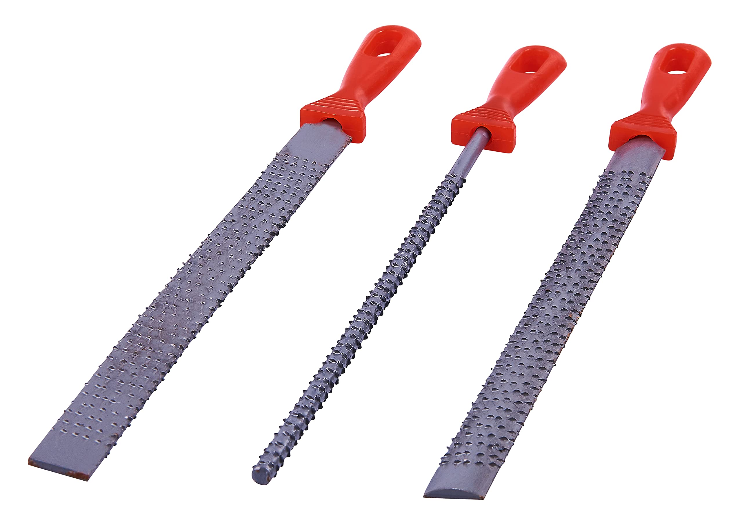 Steel Rasp File Set 0f 3 Carpenter Professional Wood Tools Workshop Files DIY