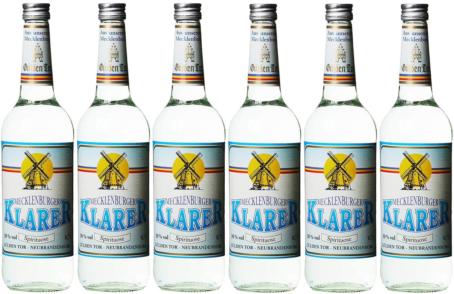 Mecklenburger Klarer 30% vol. Gülden Tor 0,7l (6)