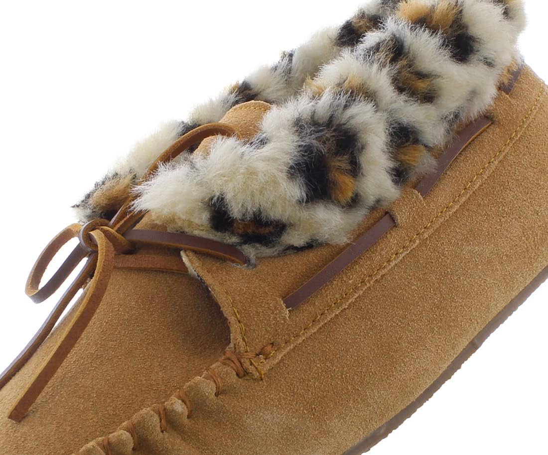 Minnetonka Womens Jacqueline Indoor/Outdoor Slipper (8, Cinnamon, numeric_8)