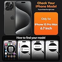 Vista 446 de TAURI Funda magnética 2 en 1 transparente para iPhone 14 Pro, compatible con Magsafe [no amarillenta] con protector de pantalla, protección de grado