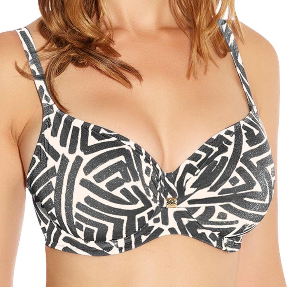 Fantasie Swim San Marino Underwired Bikini Top (38D, pewter)