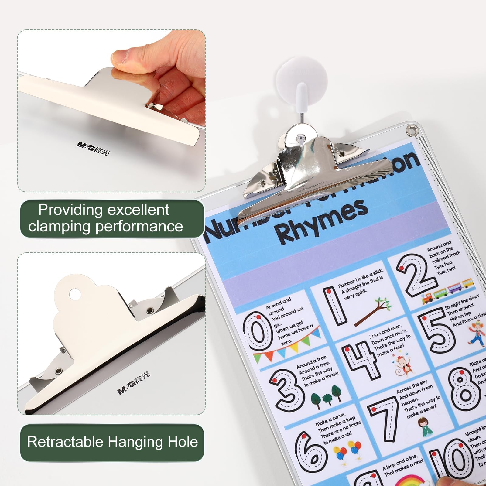 M&G Aluminum Clipboards 12.5 x 9 Inch - Image 3