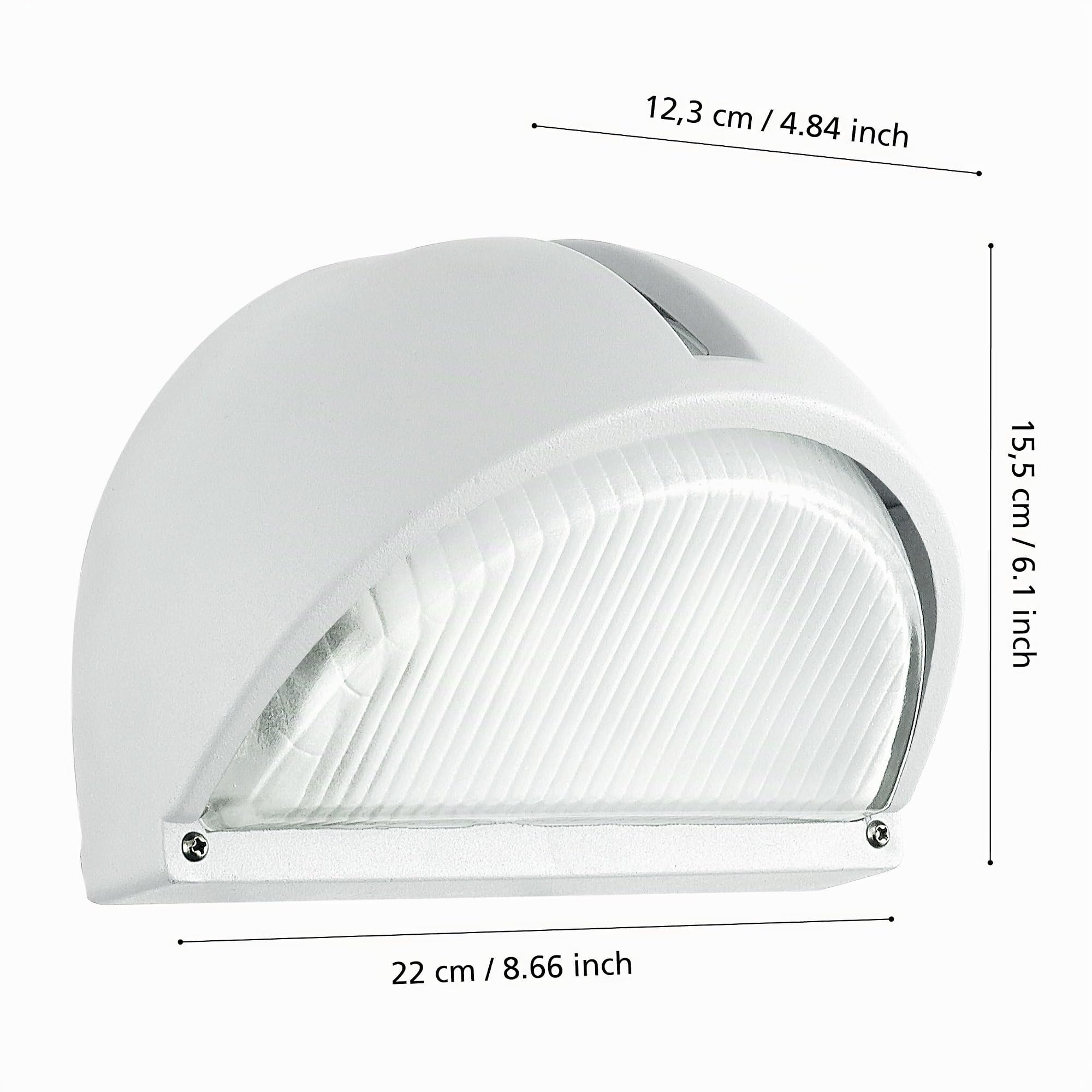 Eglo Lampada da parete esterna Onja, 1 fiamma, faretto da esterno in