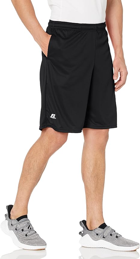 Russell Athletic Short d'entraînement Dri-Power pour homme, bleu marine