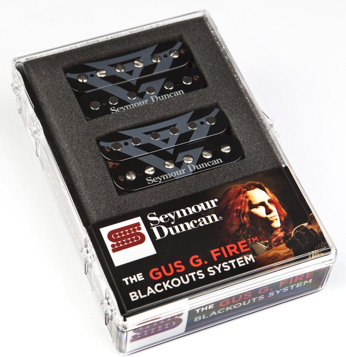 Seymour Duncan Gus G. FIRE Blackouts System Active Humbucker Pickups - Black
