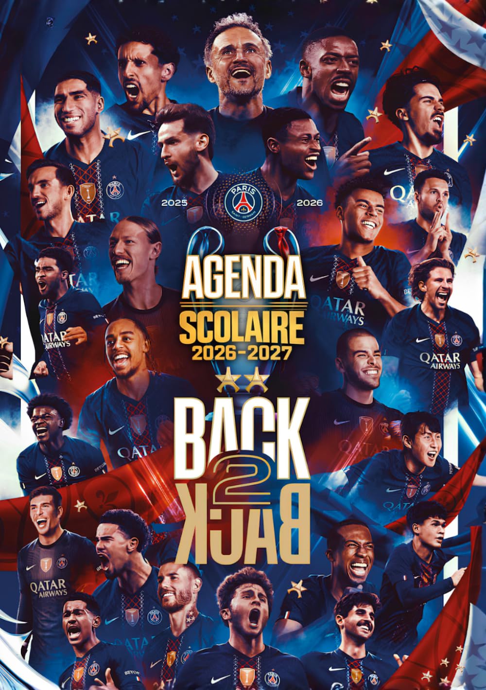 Agenda Scolaire 2026 2027: Organiseur Scolaire Pour Garçons et Fille | Primaire Collége Lycée Etudiant | Thème : FootBall