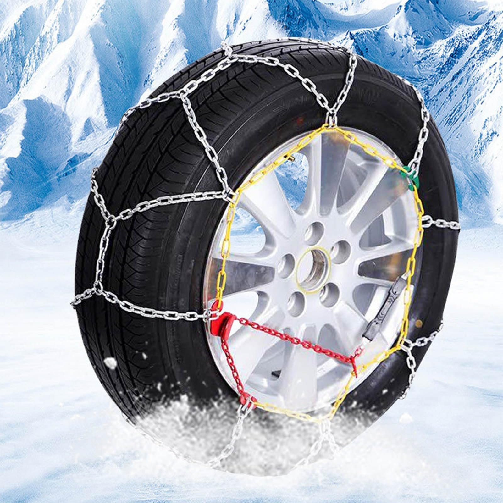 ⚠️これからの雪対策に⚠️車用チェーン Amazon | 滑り止め車緊急スノータイヤホイールチェーン