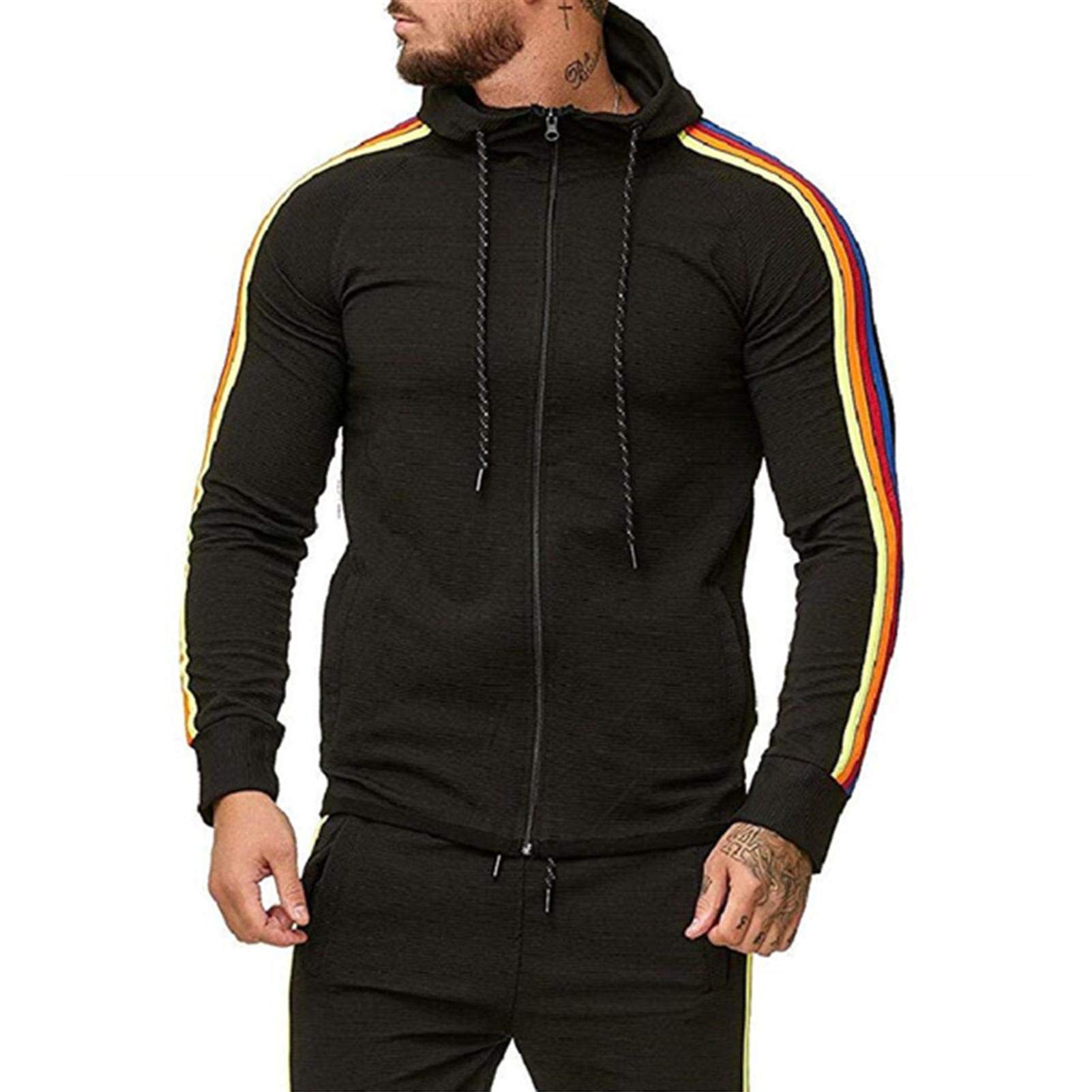 Pull à capuche pour homme contre le froid printanier et automnal