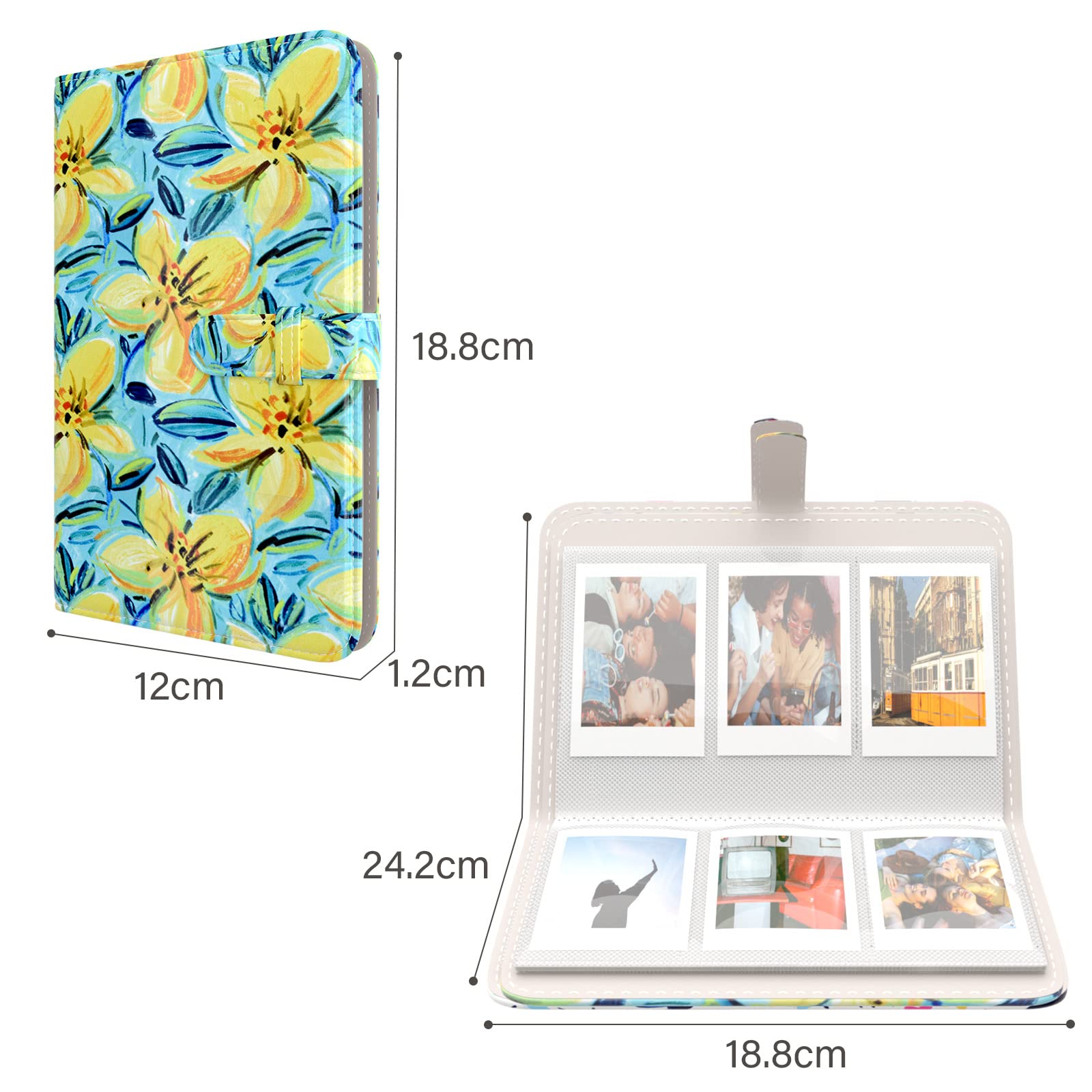 MUZIRI KINOKOO Photo Album with 96 Pockets for Instax Mini EVO/Mini Liplay/Mini 12/41 Camera Film - Image 4