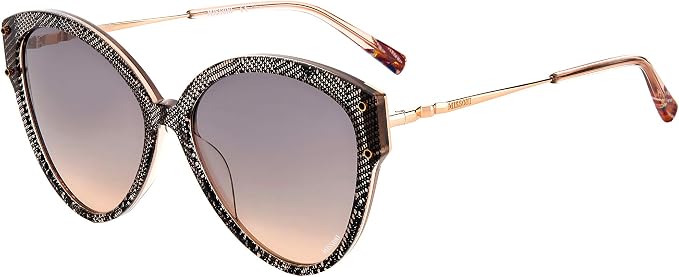 MISSONI MADE IN ITALY Mis 0004/S, Occhiali Donna, Black Pattern/Grey Orange  Shaded, 59 : Amazon.it: Abbigliamento