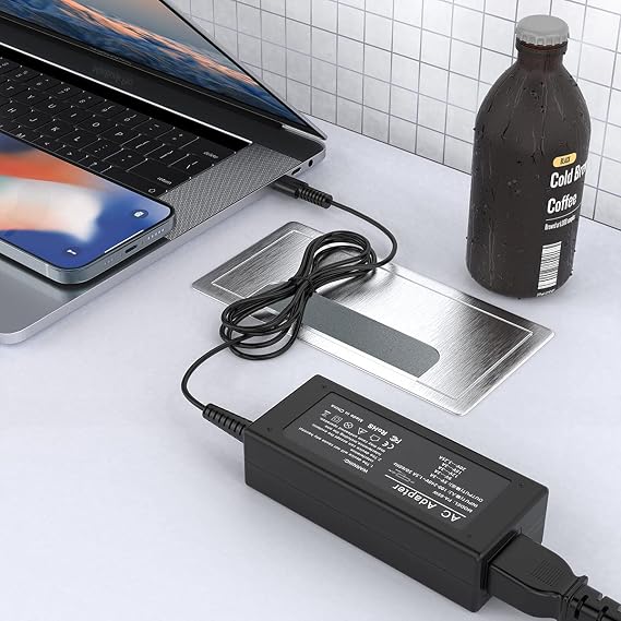 65W USB Type-C Laptop Charger also applies to Universal Adapter Power Supply（45W for Mac Book Pro/Lenovo ThinkPad/Samsung/ASUS/Dell/Chromebook/Yoga/ACE/Huawei and all other USB Type-C Devices）
