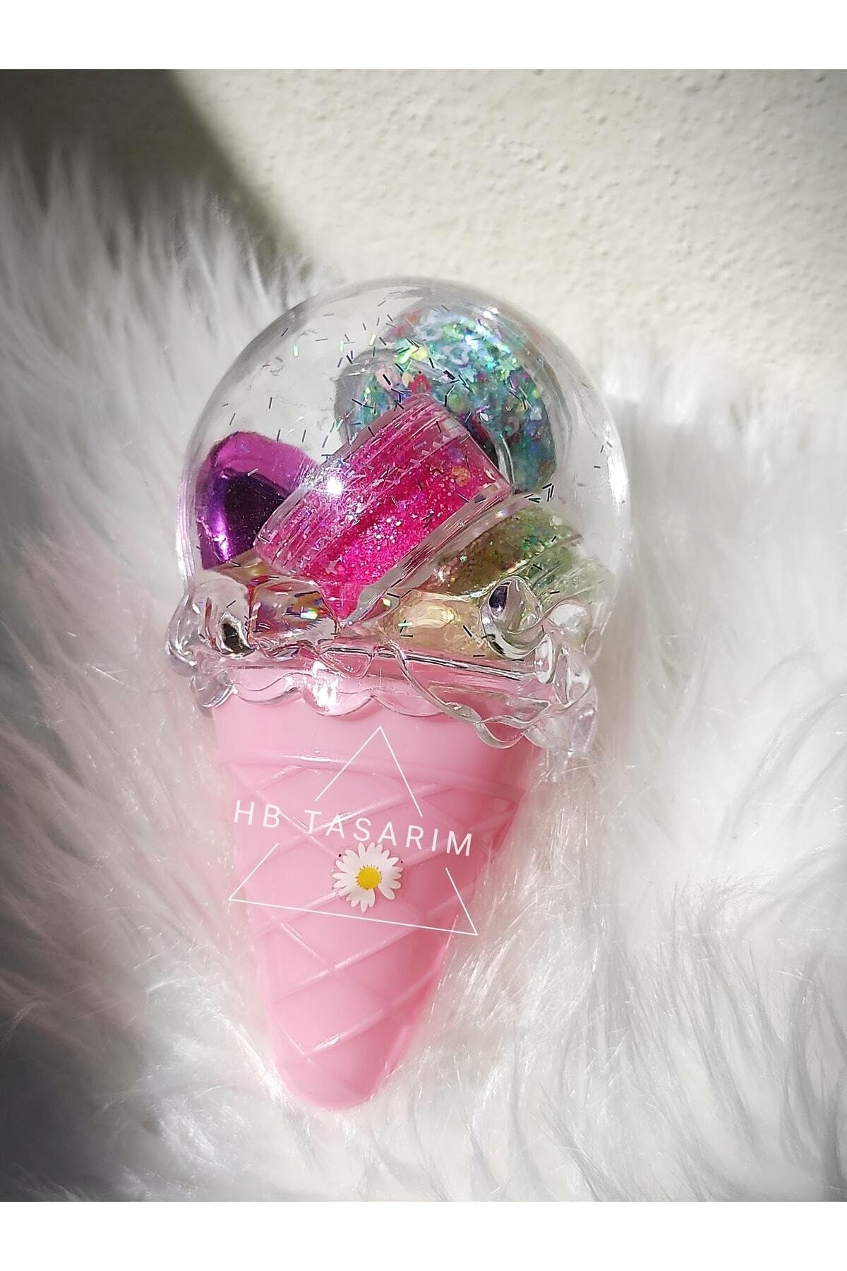 Hb Tasarım Glitter Far Simli Muhteşem 4 Lü Set-Ice Cream Set Parlak Glitter, serashinegozfarı64