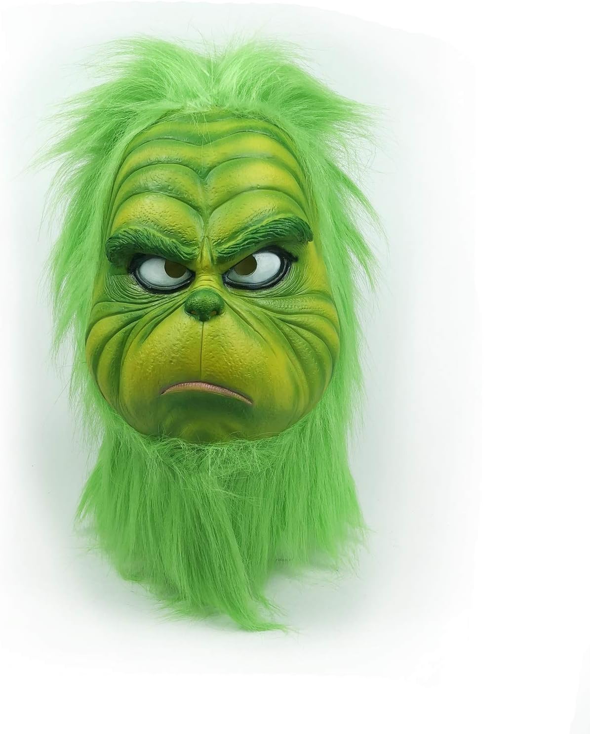 NECHARI Máscara de Navidad Grinch Mask Stole Dr Seuss Deluxe de látex