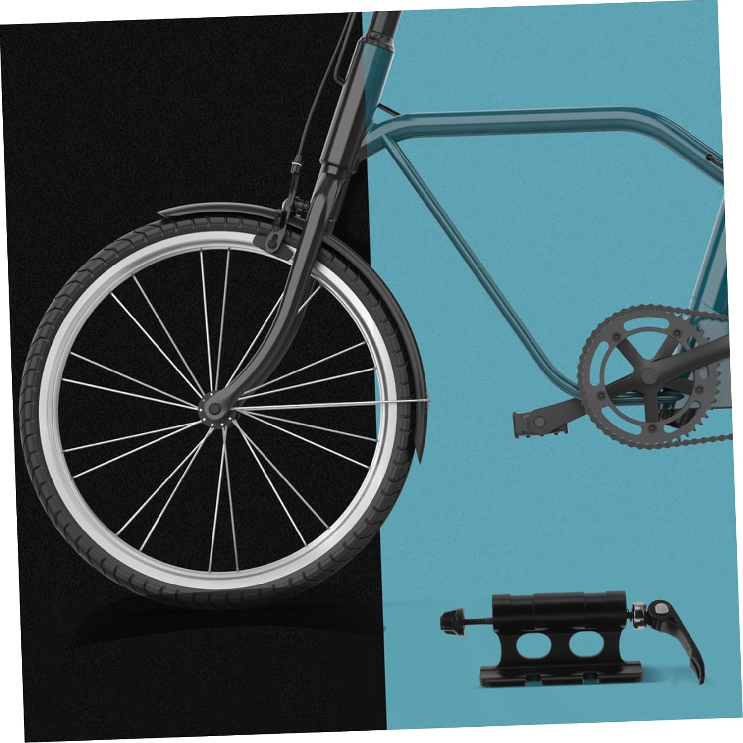 Balacoo Quick Release Retaining Clip for Bike Fork Mount Car Mount Bike Bracket Bicycle Luggage Rack Front Complete Set for