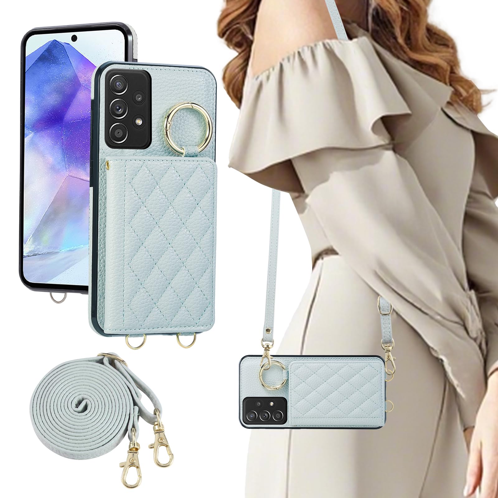 Amazon.co.jp: Gedurya Galaxy A53 5G ケース 手帳型 SCG15 SC-53C