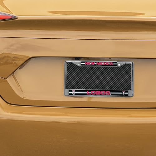 Miniatura 151 de Rico Industries NCAA 12 x 6 pulgadas, accesorio de automóvil cromado plateado brillante para automóvil/camión/SUV