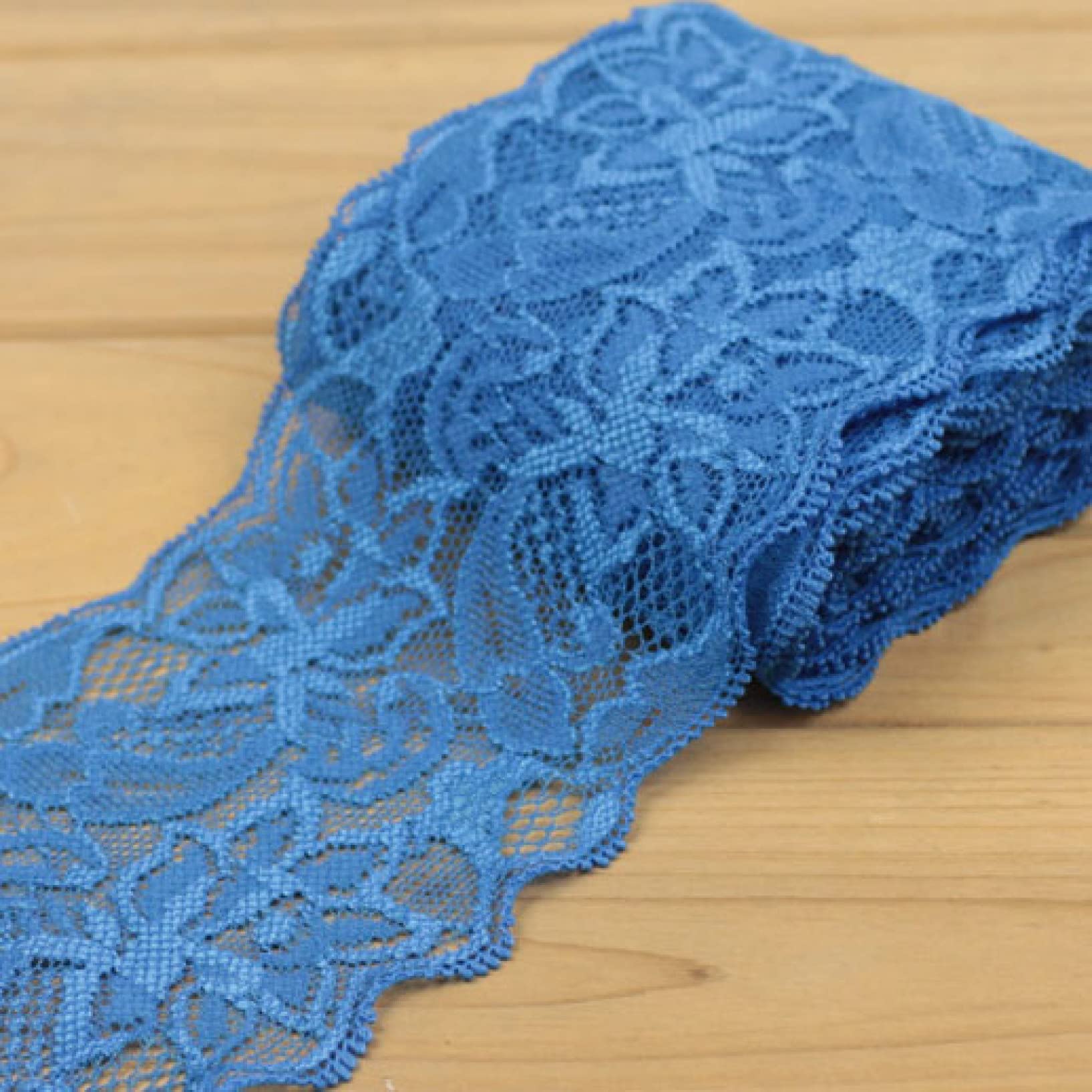 28mm Large Belle Dentelle Ruban Dentelle Tissu DIY Broderie Pure Dentelle Broderie Décoration 21 Couleur Dentelle Tissu 5-10 Verges, Gris Clair, 10 Verges