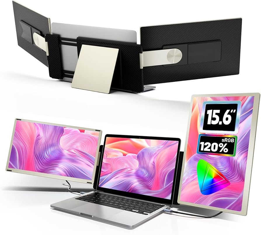 LGGST S6 トリプルモニター ポータブルモニター 15.6インチ　新古品 Amazon.co.jp: LGGST S6 トリプルモニター ポータブルモニター