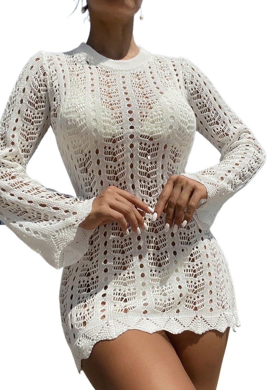swimsuit coverup for women Summer Outfits Summer Beach Lace Cover Up