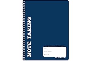 BookFactory Note Taking Notebook: Your Essential Note Taker for Seamless Recording and Carbonless Convenience