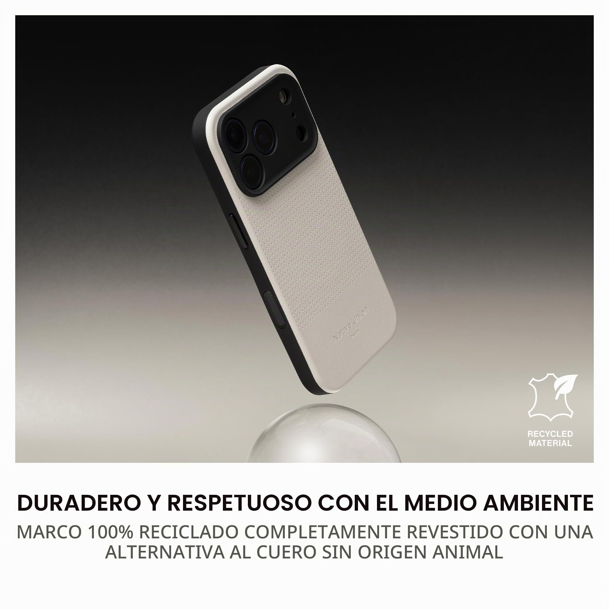 Native Union Funda Active - MagSafe - Diseño Resistente - Materiales Reciclados - Protección Anticaídas de 10 pies - iPhone 17 Pro (Piedra Arenisca)