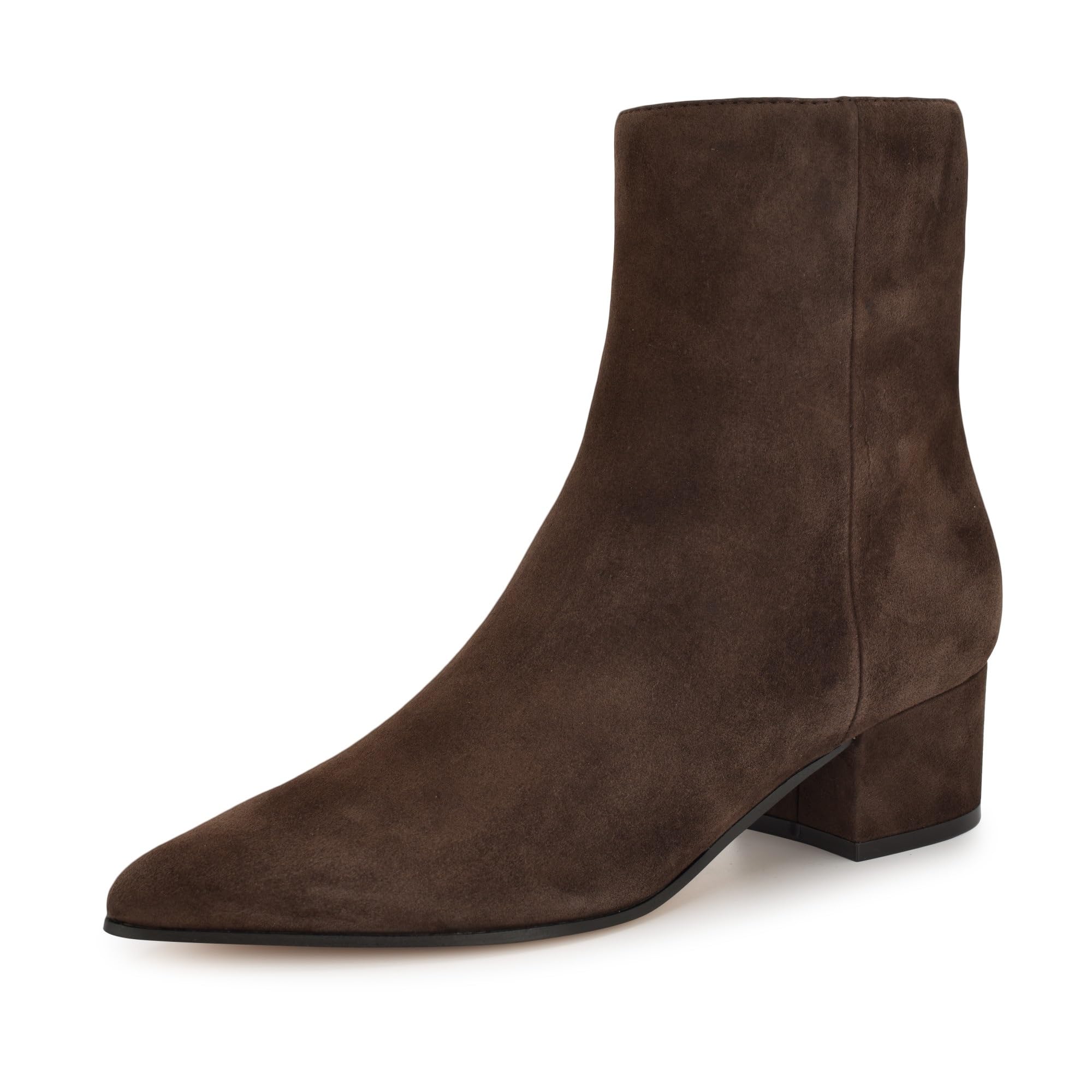 Nine West Women's Maribu Ankle Boot, Dark Brown Suede 200, 5 UK