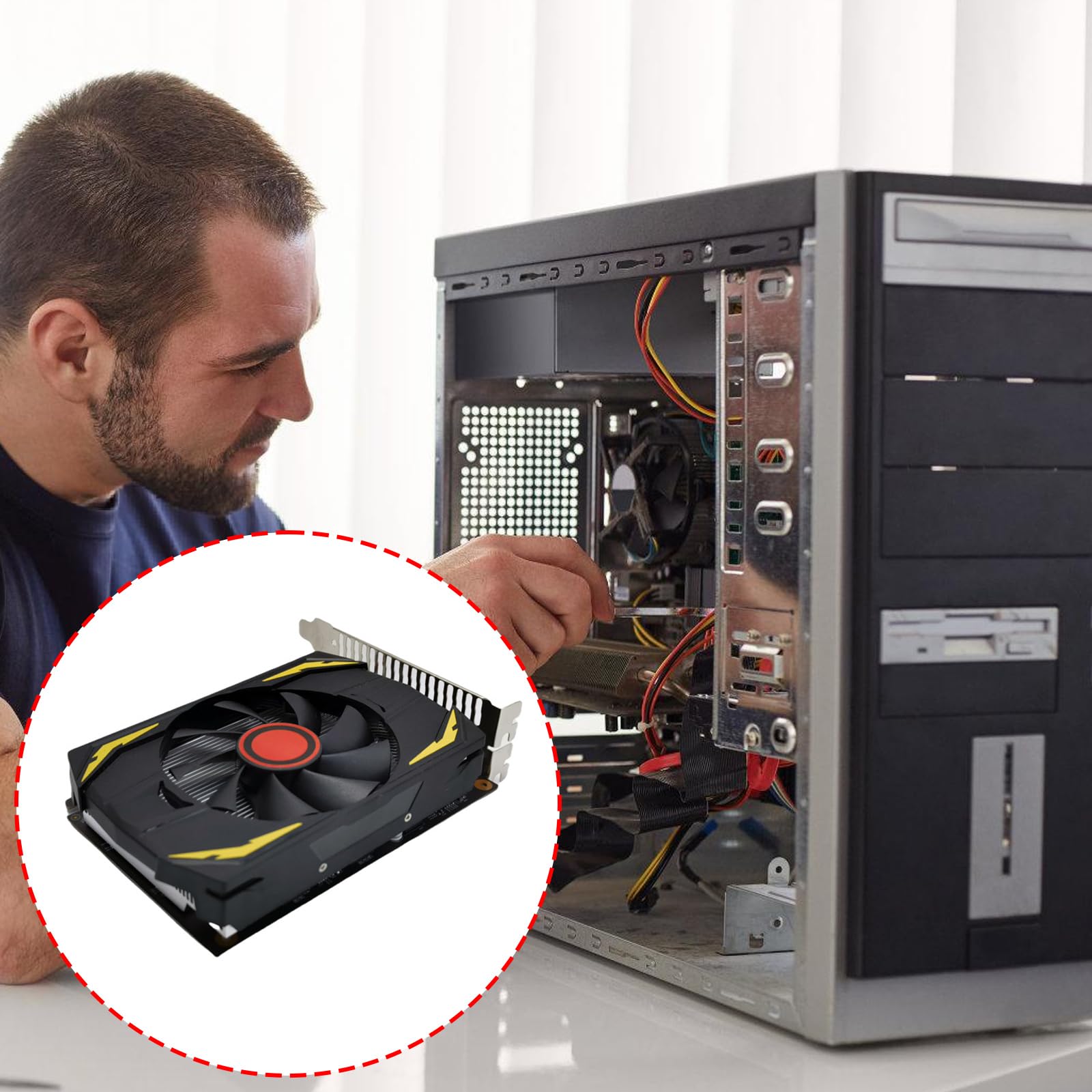 Zaawansowana karta graficzna PCIe GTX750TI 4 GB pamięci DDR5 128-bitowa magistrala niskie możliwości dwóch monitorów budżet karta graficzna do gier