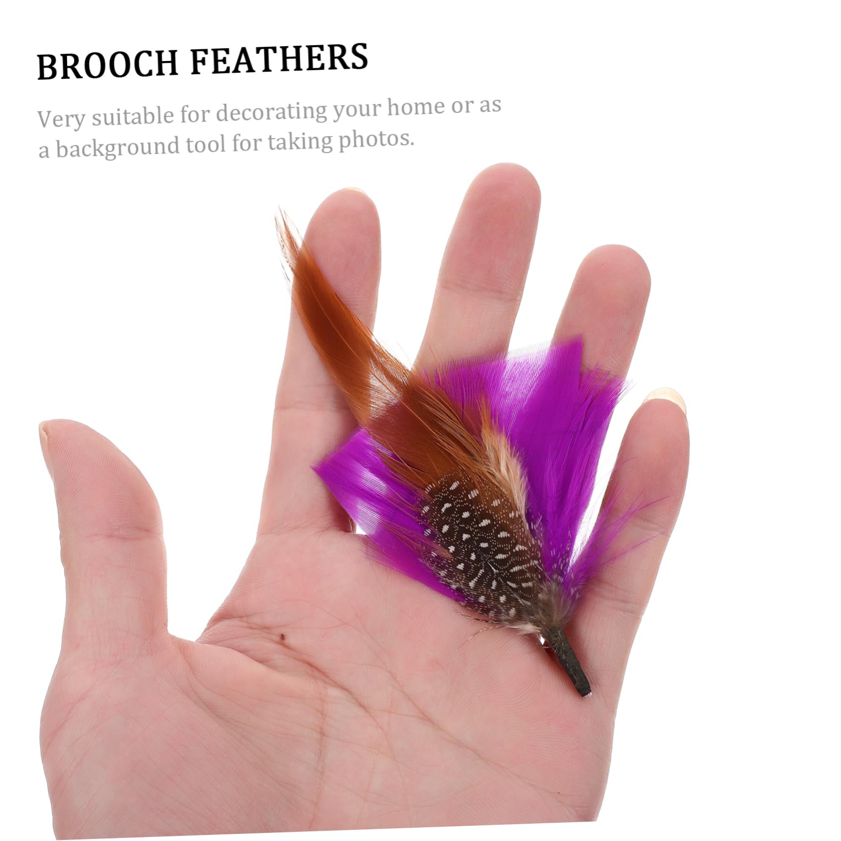 VALICLUD Kostüm Dekorative Federn Haircharm Haaraccessoires Partydekoration Broschen Partyhut Dekorative Feder Haarnadel Party Dekorative Feder Hutfeder Im Einzigartigen Stil 14st
