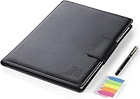 Vista 8 de Padfolio - Carpeta portapapeles con tapa de cierre magnético para entrevistas, currículum de oficina, conferencia, cartera de negocios incluida