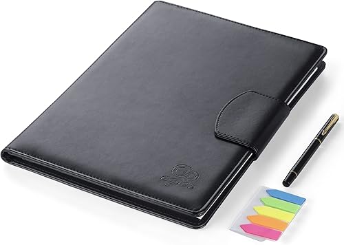 Miniatura 8 de Padfolio - Carpeta portapapeles con tapa de cierre magnético para entrevistas, currículum de oficina, conferencia, cartera de negocios incluida