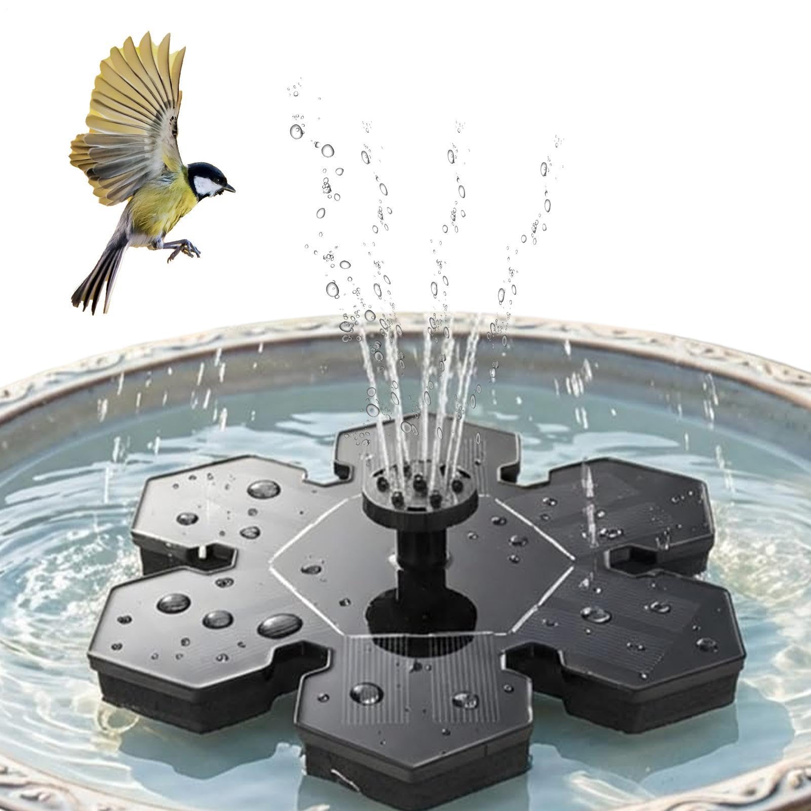 Fuente Solar Bomba Rociadora Flotante Portátil Ajustable