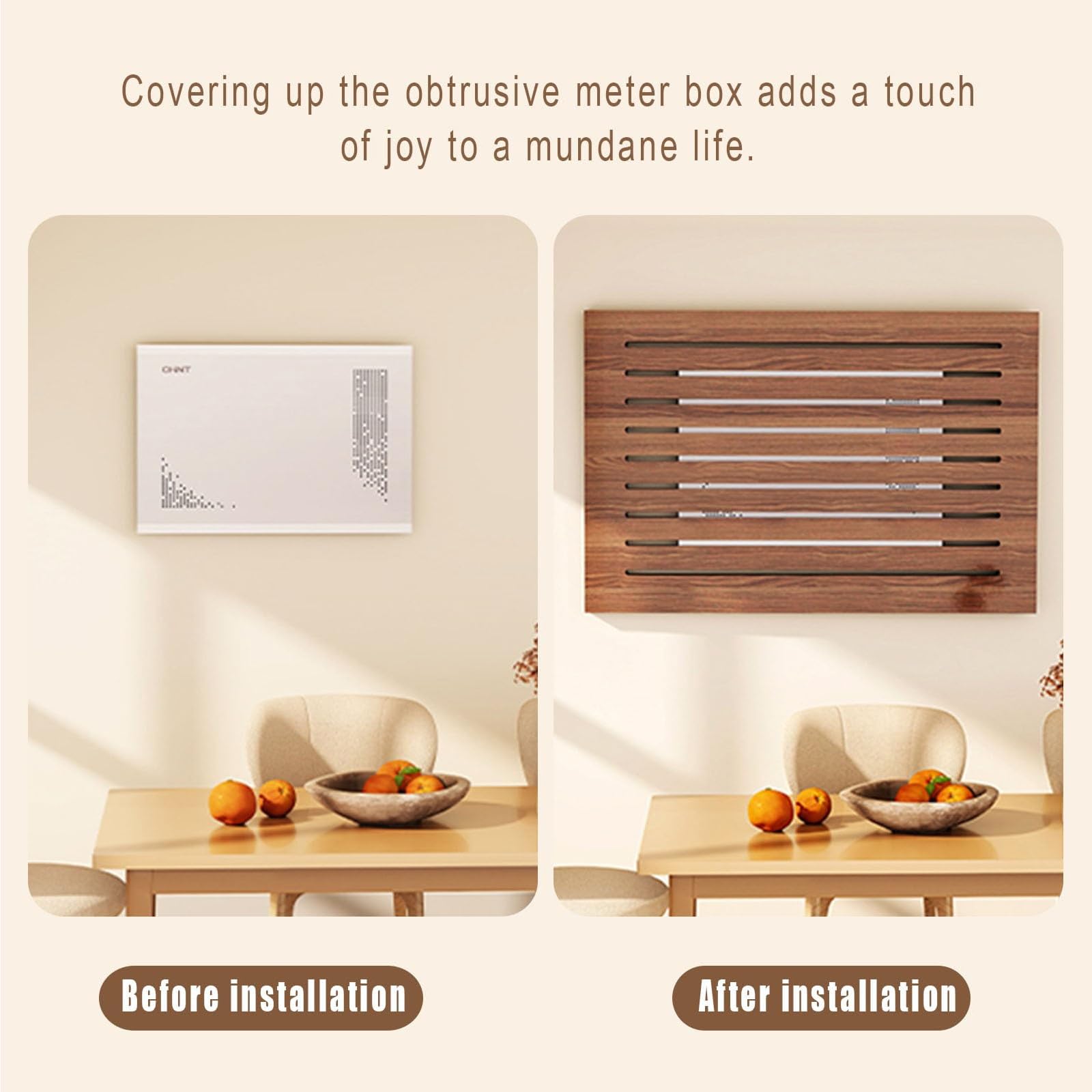 Tapa Cuadro Electrico Tapa Contador Luz Tapa para Cuadro EléCtrico De Pared Tapar Cuadros EléCtricos Decorative Utility Panel Cover White A 60x40cm
