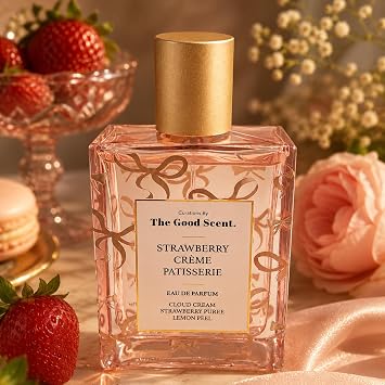 Strawberry Creme Patisserie Eau de Parfum, 3.4 FL OZ 100 ml - Gourmand Fragrance with Notes of Juicy Strawberry, Zesty Lemon & Whipped Vanilla Cream