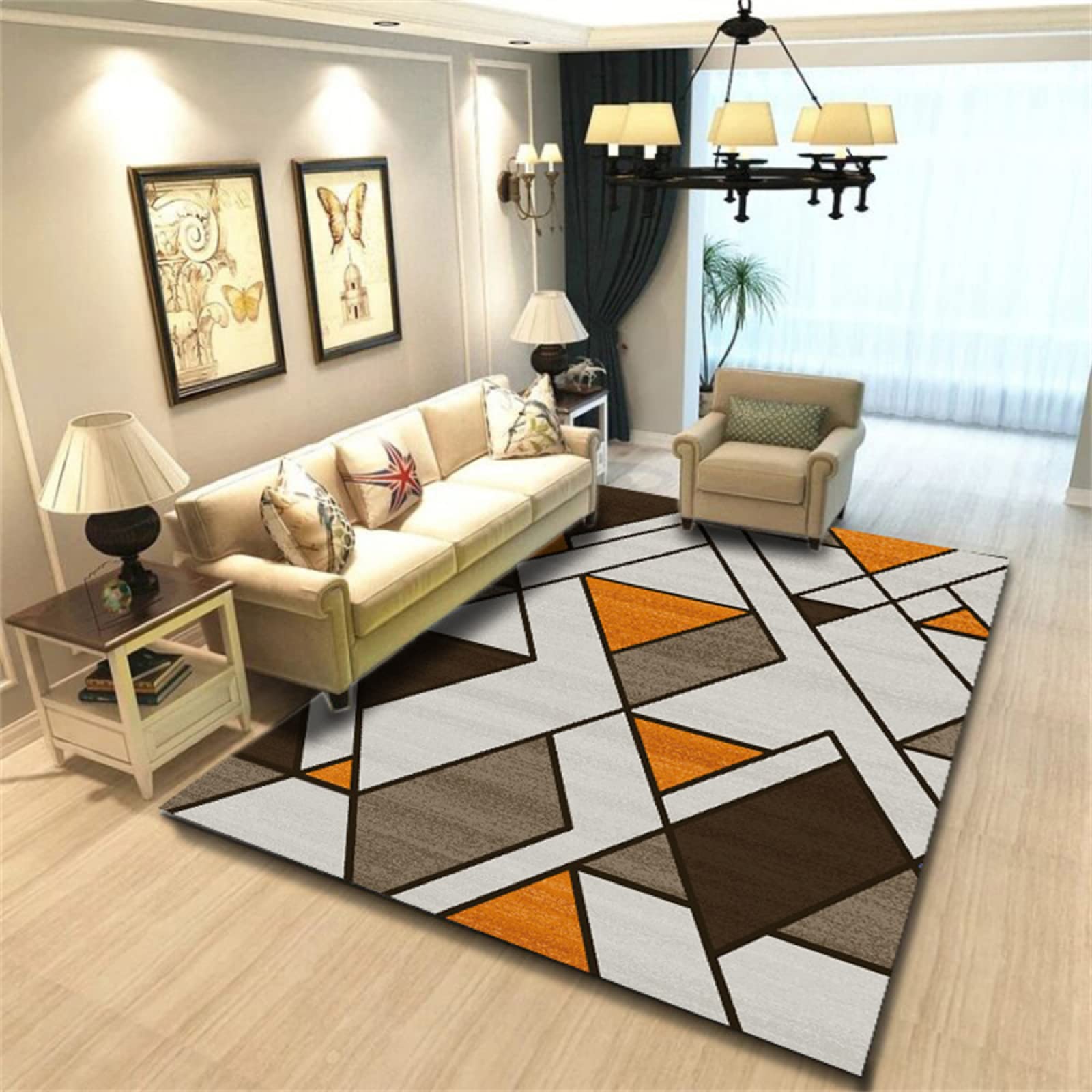 Tapis ados salon dégradé minimaliste moderne pour votre balcon