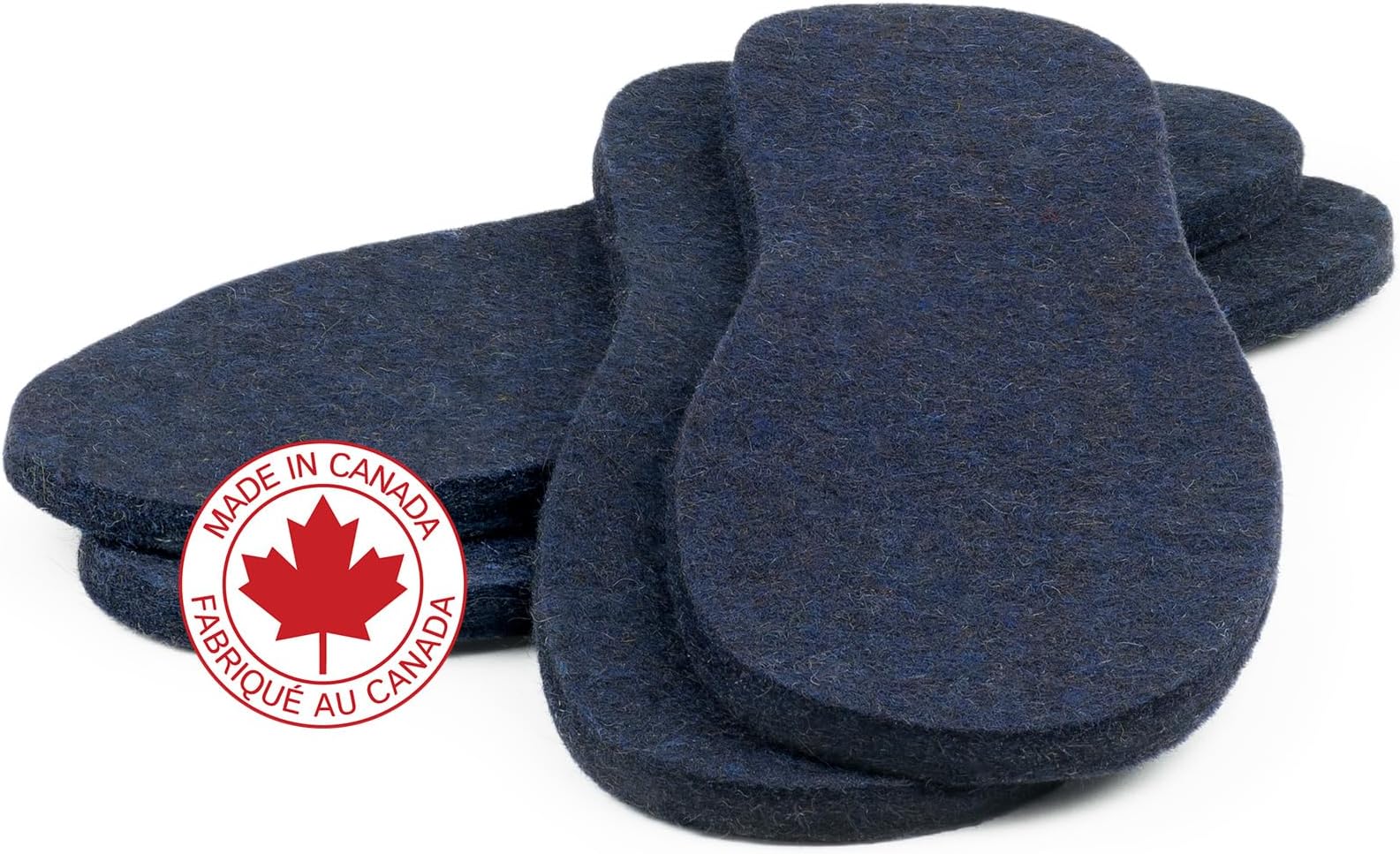 The Felt Store Wool Felt Insoles for Men and Women 8mm