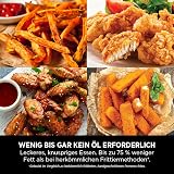 Ninja Air Fryer PRO Friteuse 4,7L, 1 tiroir, 4-en-1, sans huile, rôtir, réchauffer, déshydrater, cuire 1 à 2 portions, à partir de produits surgelés, tiroir, panier antiadhésifs, 2 000 W, Noir AF140EU - 8