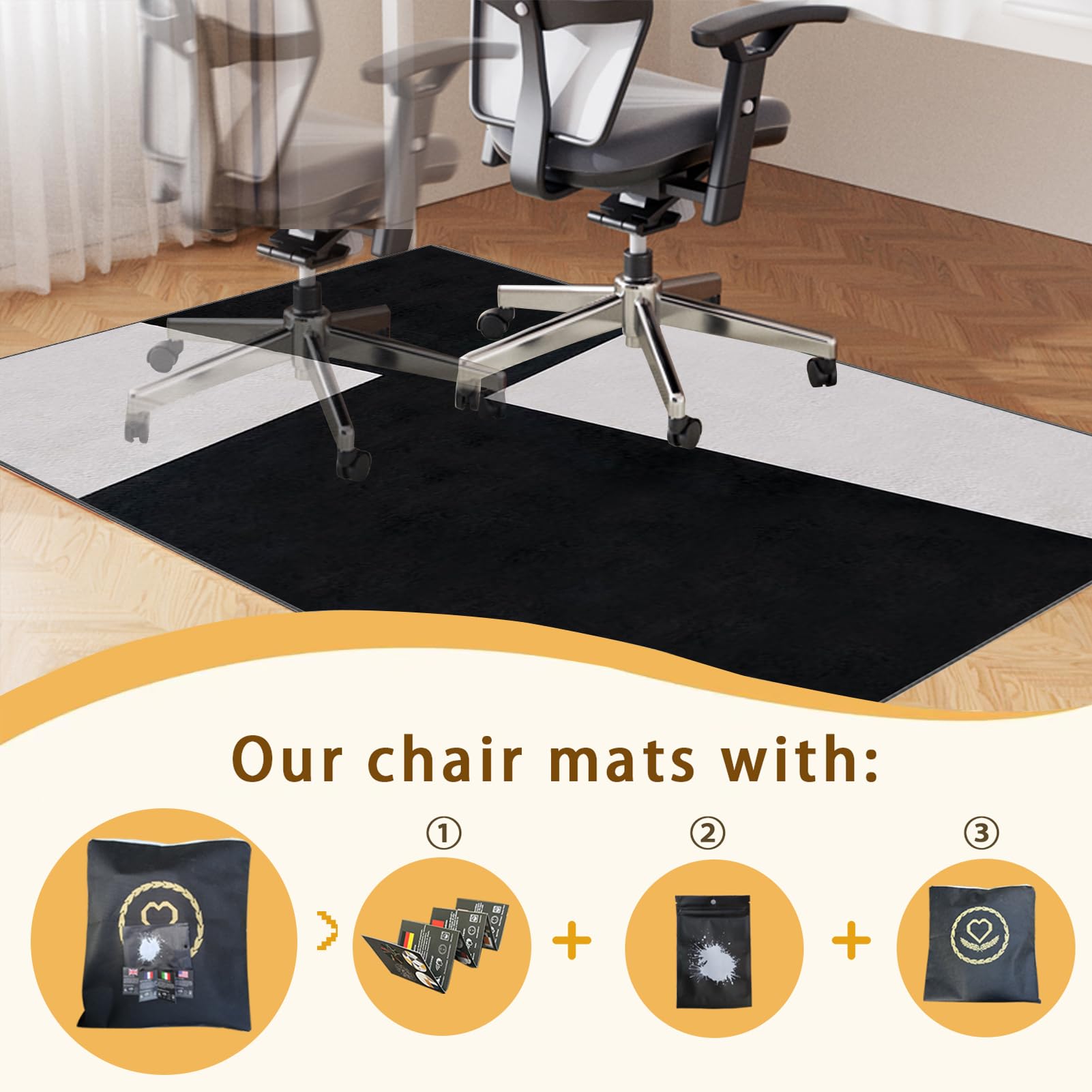 Alfombra Silla Ruedas Gaming Oficina, Alfombra Silla Escritorio, Gaming Protector de Suelo, Oficina Escritorio Gamer Alfombrilla, Alfombras para Sillas, Alfombra Suelo Gaming 80 x 120 cm