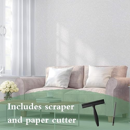 Miniatura 92 de Abyssaly - Papel tapiz amarillo para despegar y pegar, extraíble, para dormitorio de niñas, autoadhesivo, textura de seda en relieve, papel adhesivo