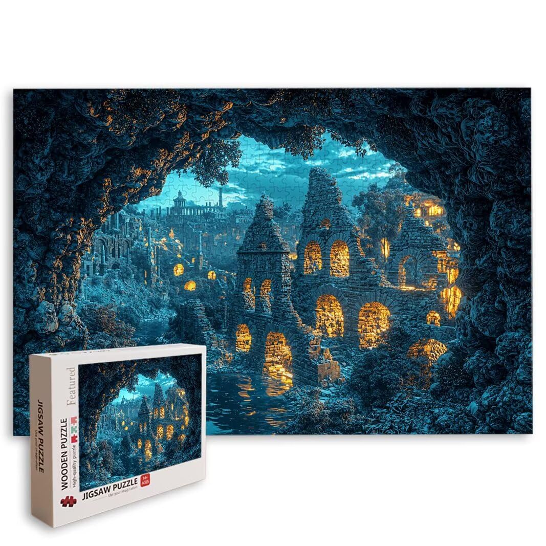 Puzzle Castillo, Puzzle 1000 Piezas, Rompecabezas para Regalo Mujer -8272