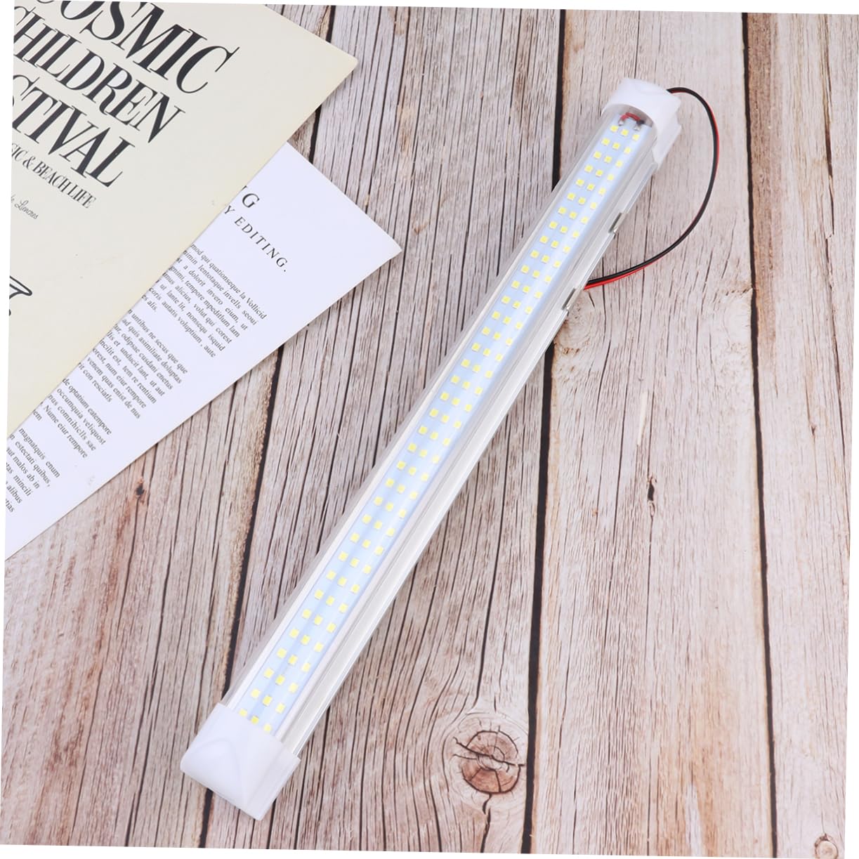 2 Piezas bombillas fluorescentes LED lámpara de iluminación del coche Tubos de luz LED de la lámpara del coche 108 llevado camión de luz Linterna
